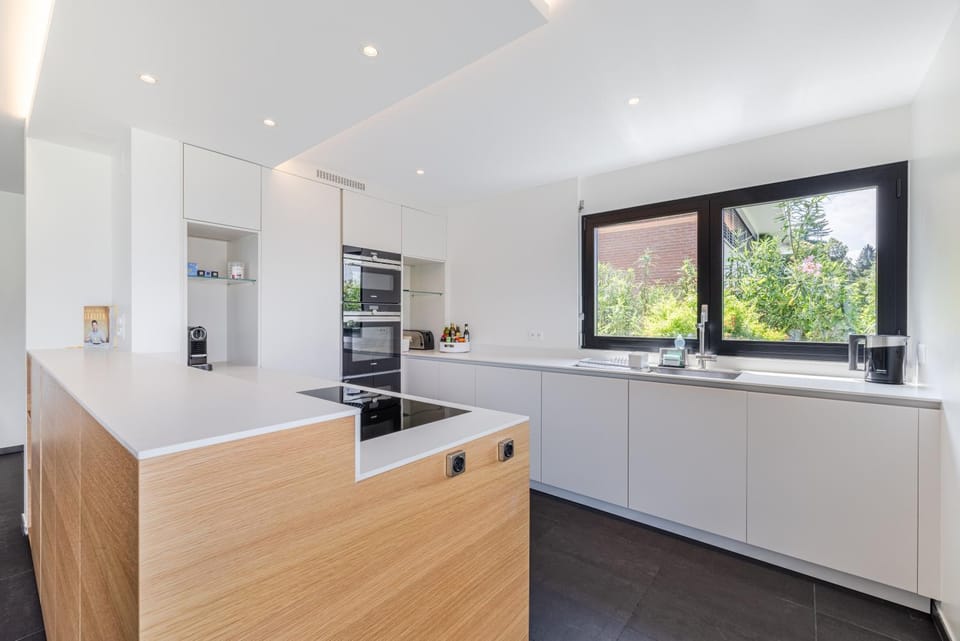 Living room, kitchen
