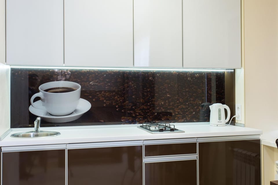 Modern Studio Brown Apartment in Kharkiv