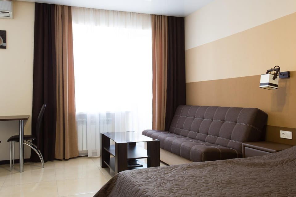 Modern Studio Brown Apartment in Kharkiv