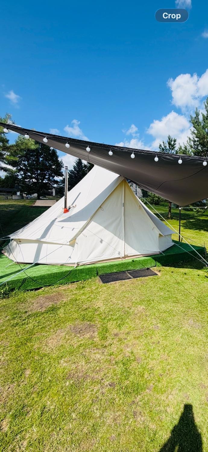 Lakeside camping Luxury tent in Vilnius County, Lithuania