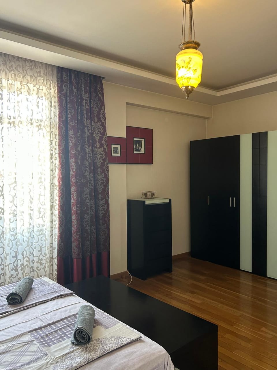 Bed, Photo of the whole room, Bedroom, wardrobe