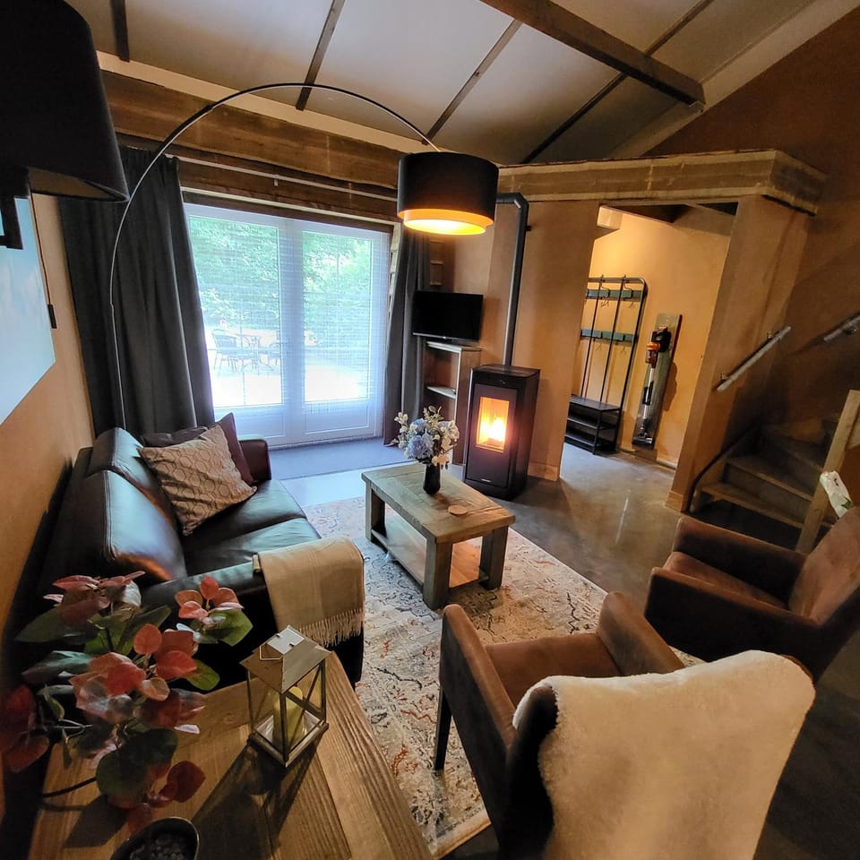 TV and multimedia, Seating area, fireplace