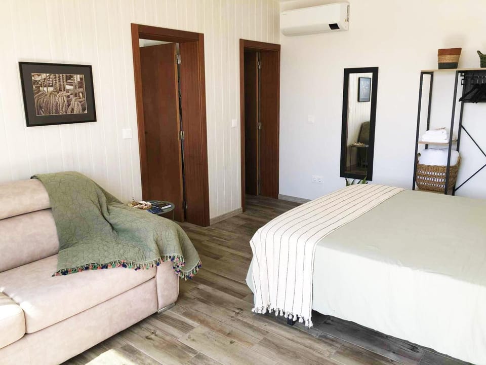 Property building, Bedroom, towels, air conditioner, air conditioner