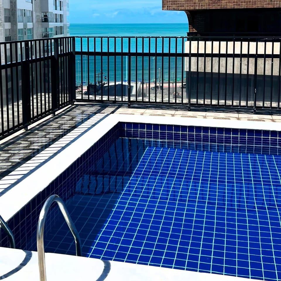 Natural landscape, Balcony/Terrace, Pool view, Sea view, Swimming pool