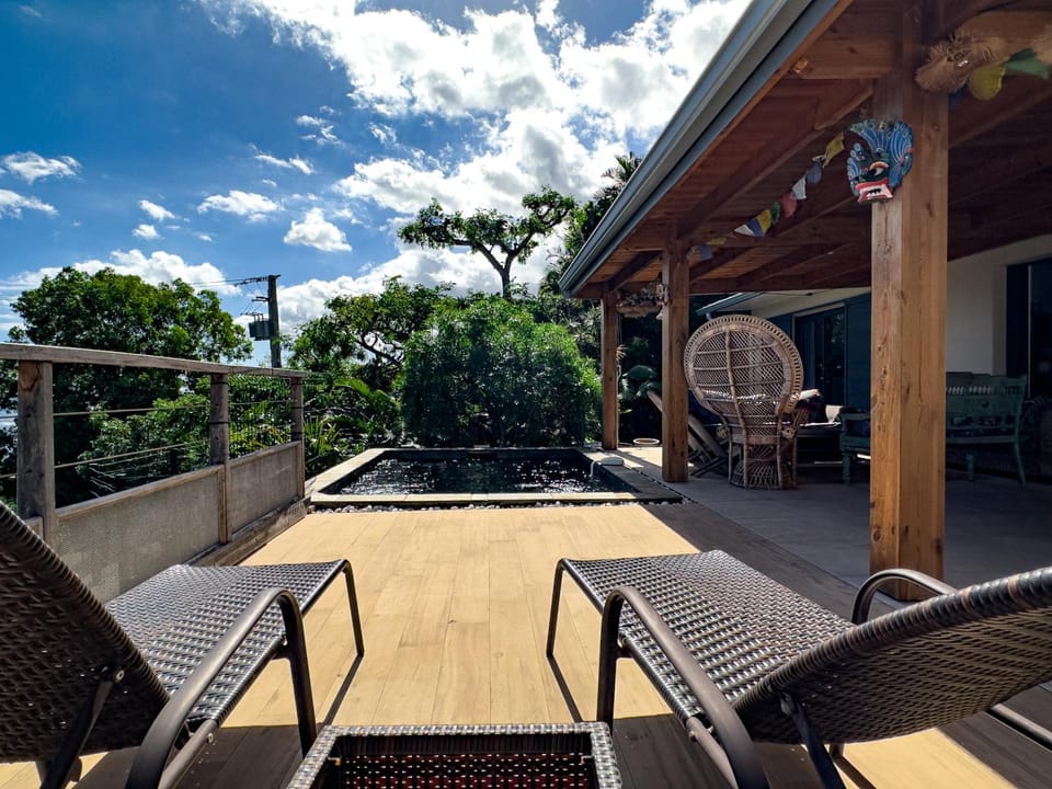 Property building, Pool view