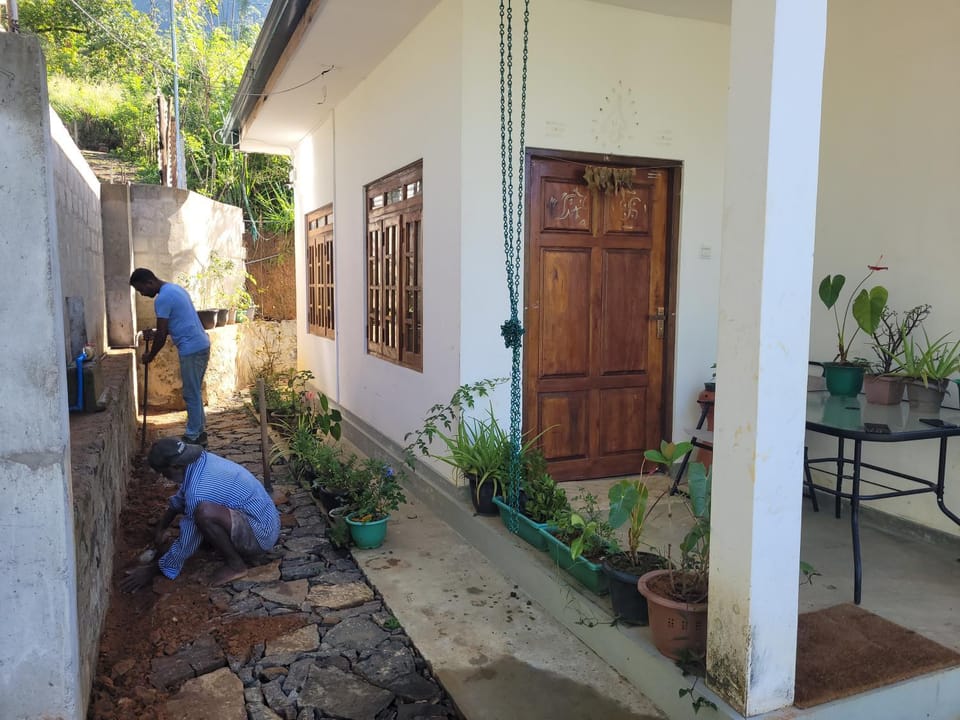 Property building, Garden