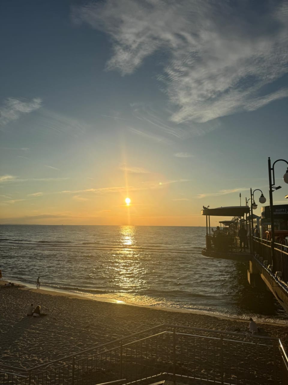 Natural landscape, Beach, Sunset