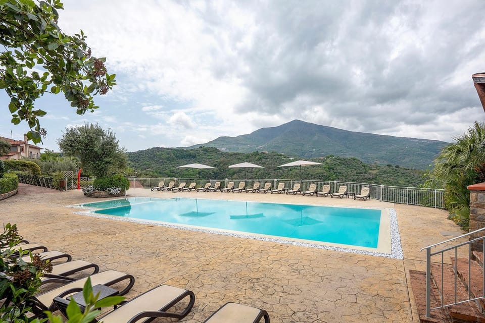 Property building, Living room, Swimming pool