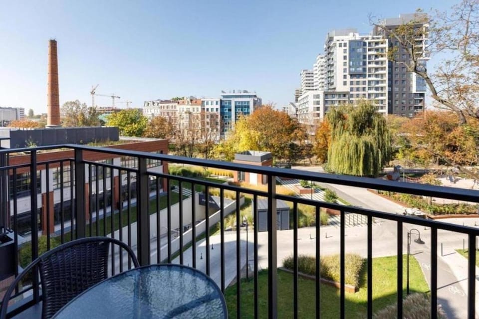 Property building, Patio, Spring, Day, View (from property/room), Balcony/Terrace, City view