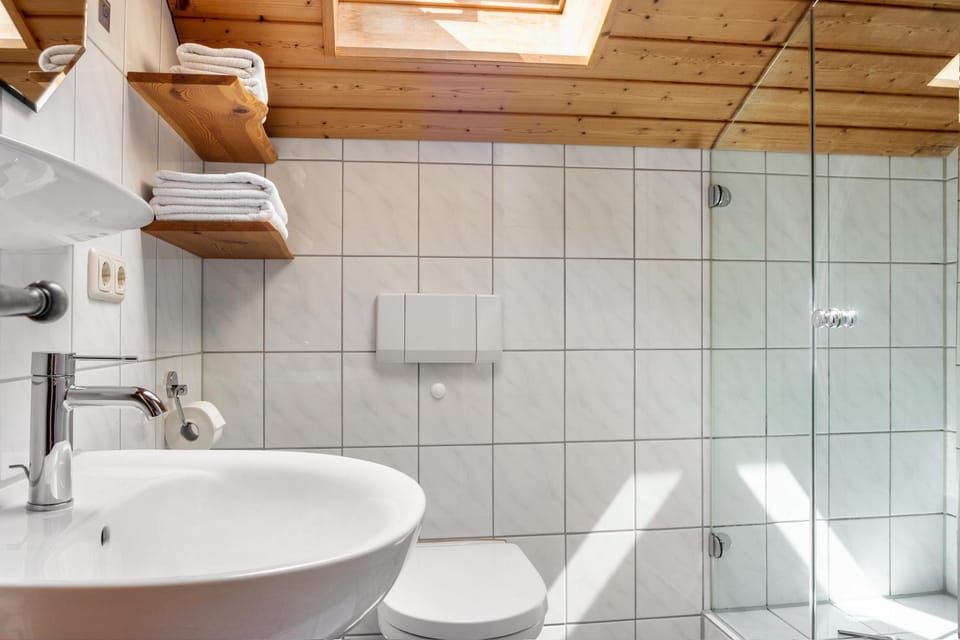 Bathroom, Living room