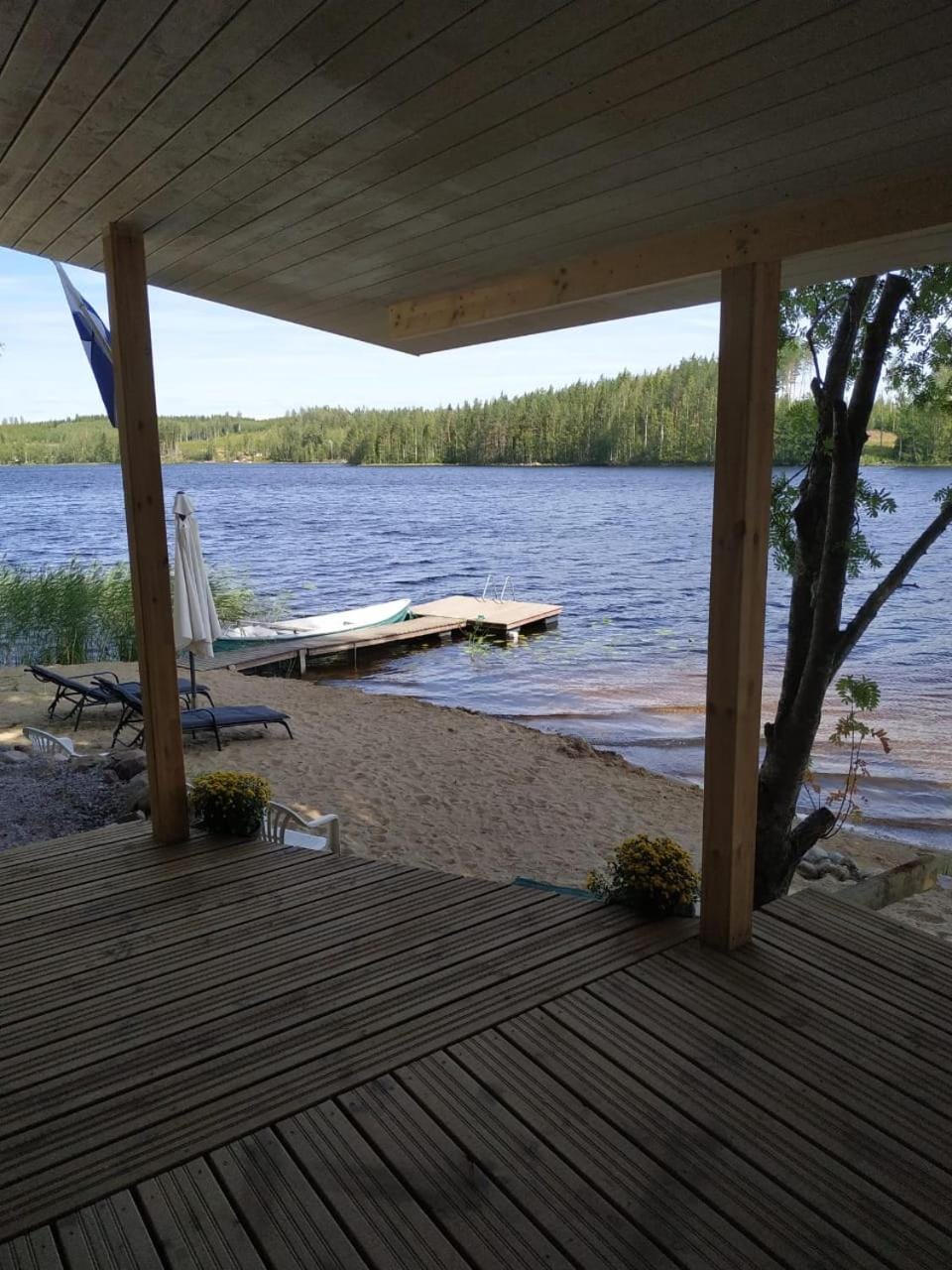 Beach, Lake view