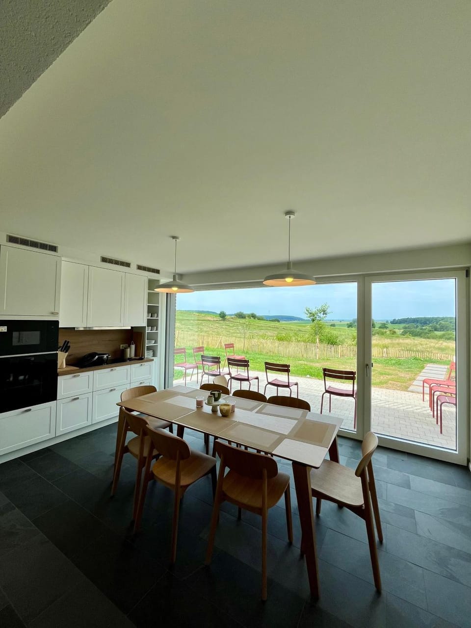 Natural landscape, Kitchen or kitchenette, Dining area