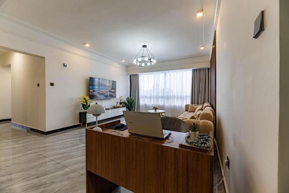 elegant luxury three bedroom apartment with swimming pool fully equipped gym children playing ground ample parking space and a relaxing rooftop with breathtaking scenic views Apartment in Nairobi