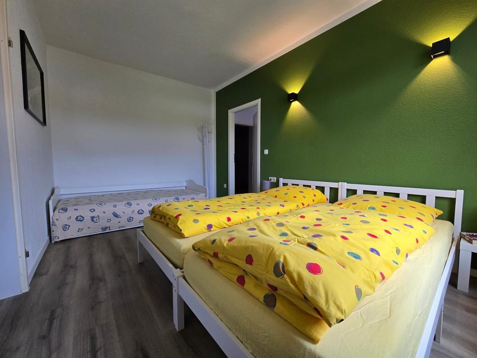Property building, Living room, Bedroom