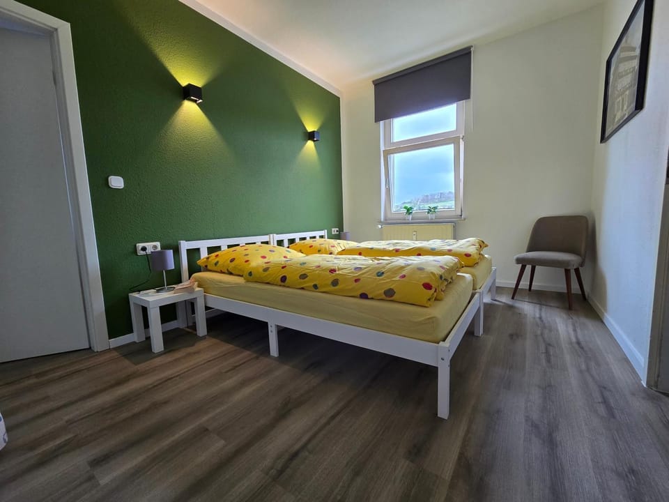 Property building, Living room, Bedroom