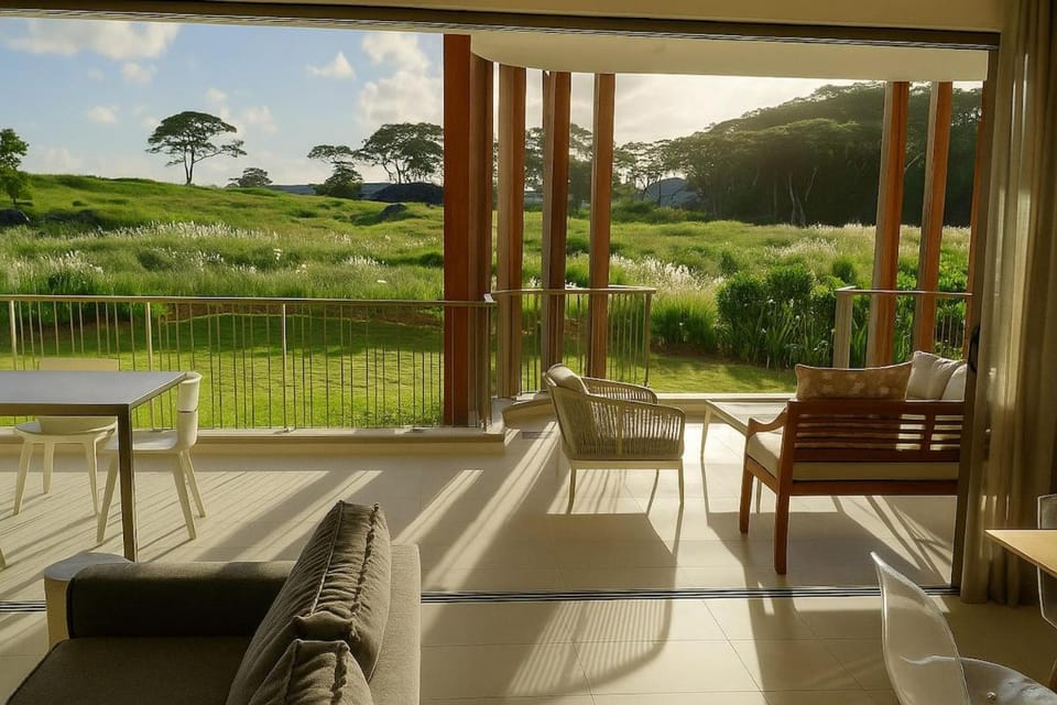Appartement d'exception sur le golf et plage a 3 min Apartment in Grand Baie
