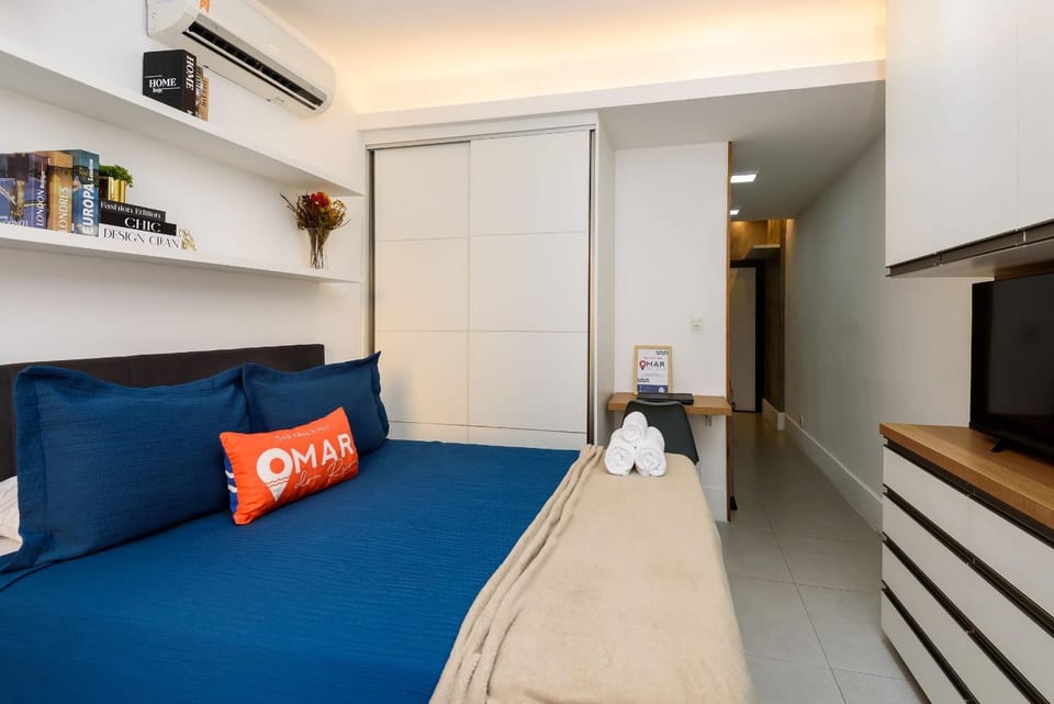 Studio 200 m from the beach | NSC 1085/702 Apartment in Rio de Janeiro