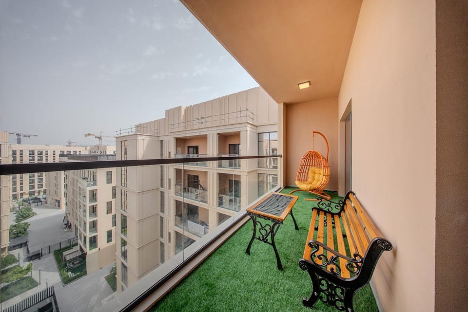 1BR Apartment With Balcony Top Floor Sleeps 3 by BlueCloud holidays Apartment in Al Sharjah