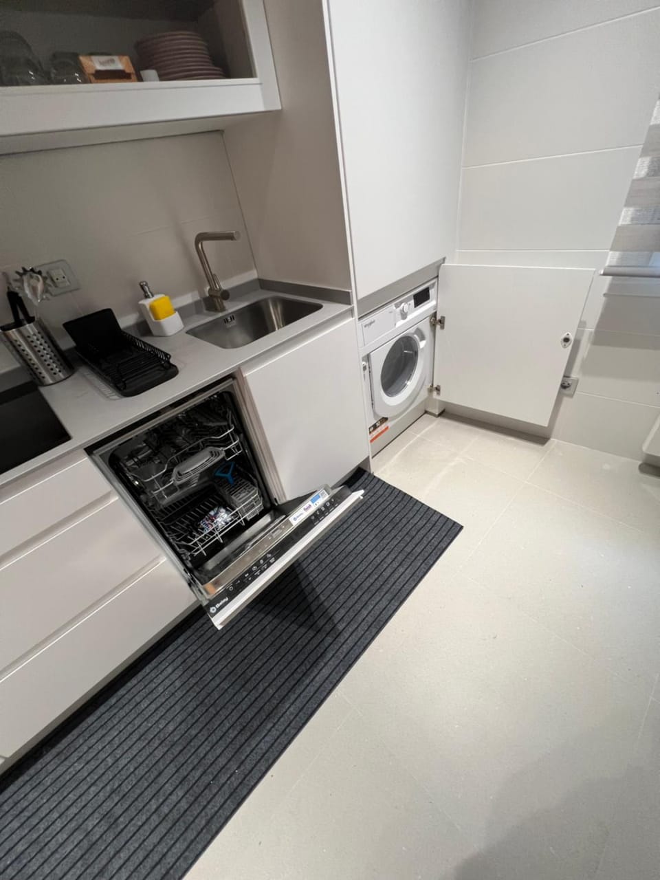 dishwasher, washing machine, dryer