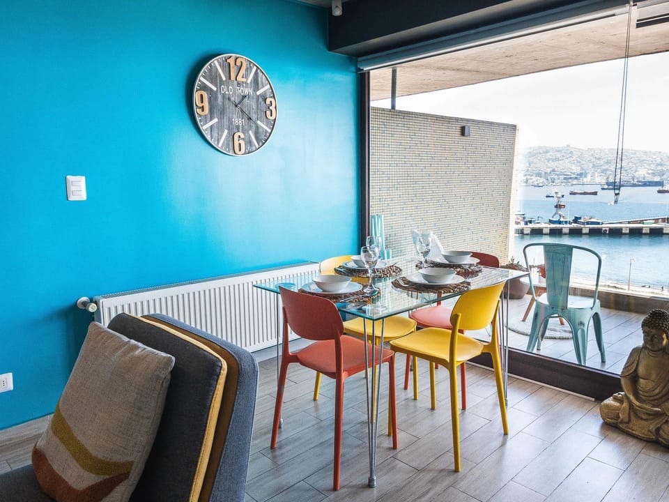 HOM l Vista al Mar l Parking l Cerro Baron l Wifi Apartment in Valparaiso
