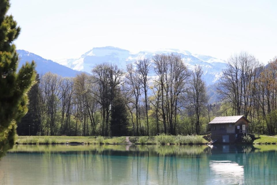 Nearby landmark, Natural landscape, Lake view, Mountain view