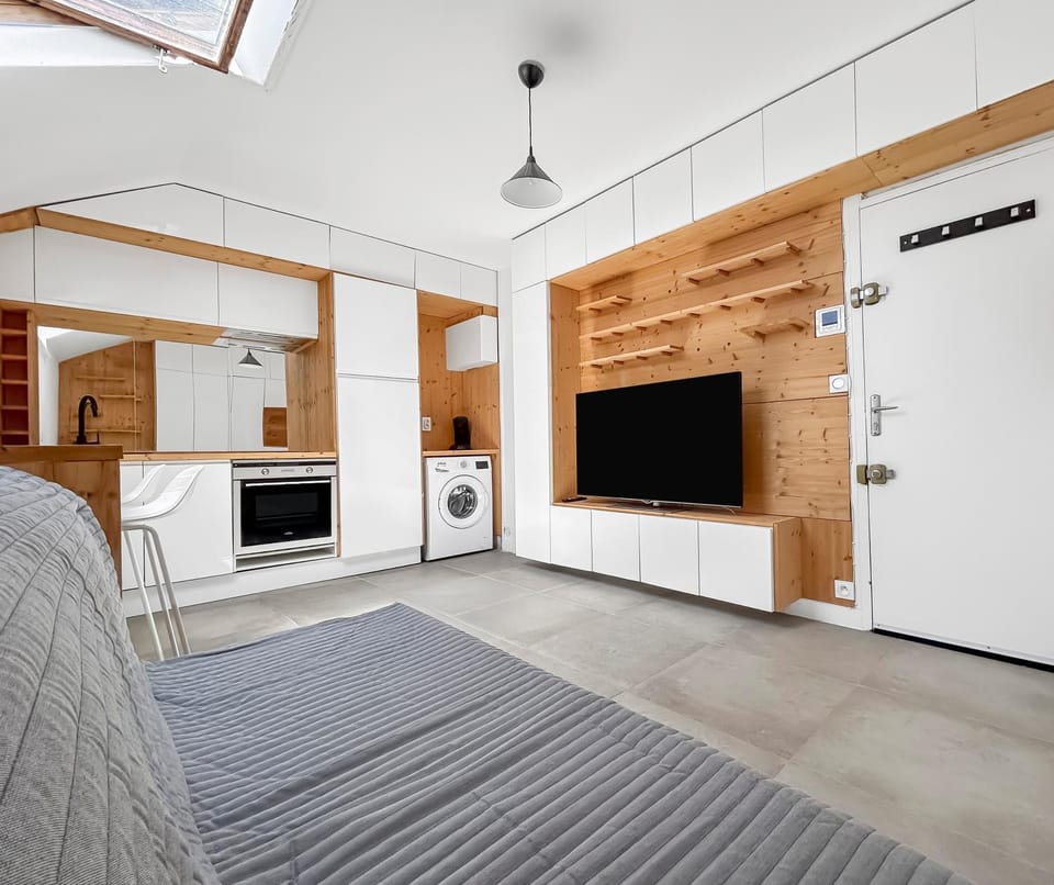 Studio lumineux et cosy, proche sites touristiques Apartment in Reims
