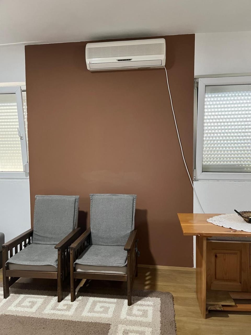Living room, air conditioner