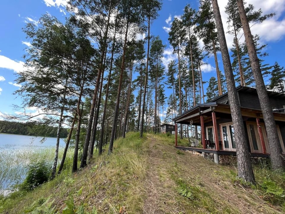 Patio, Natural landscape, Balcony/Terrace, Lake view