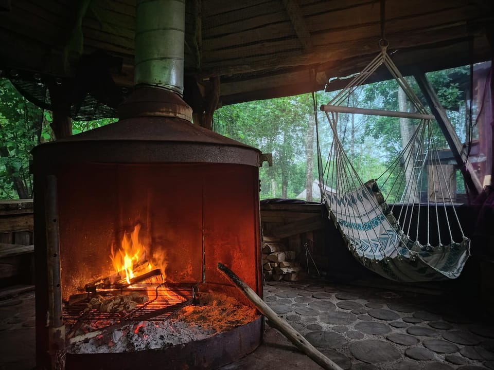 Off-grid forest glamping Luxury tent in Estonia