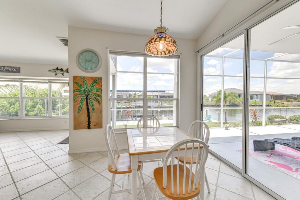 12 Mi to Gulf: Port Charlotte Home w/ Boat Dock House in South Gulf Cove