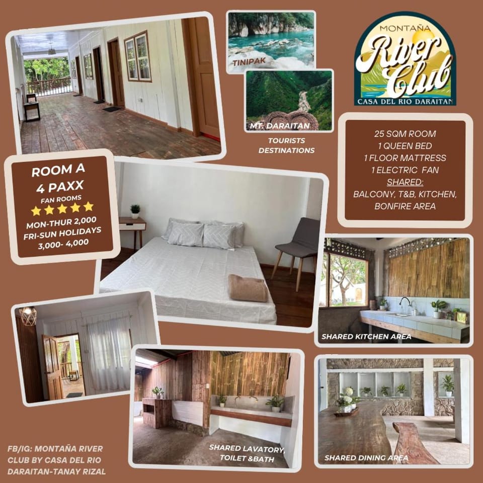 Mountain River Lodge Room in Daraitan Tanay Rizal Philippines Nature lodge in Calabarzon