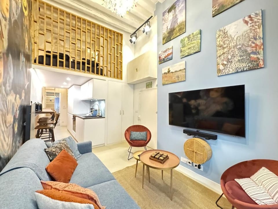 Impressionnists in Le Marais - Sauna & AC Apartment in Paris