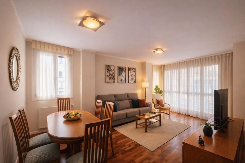 Communal lounge/ TV room, Living room, Dining area