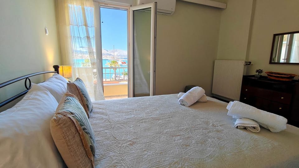 Bed, View (from property/room), Bedroom, Mountain view, Sea view, air conditioner