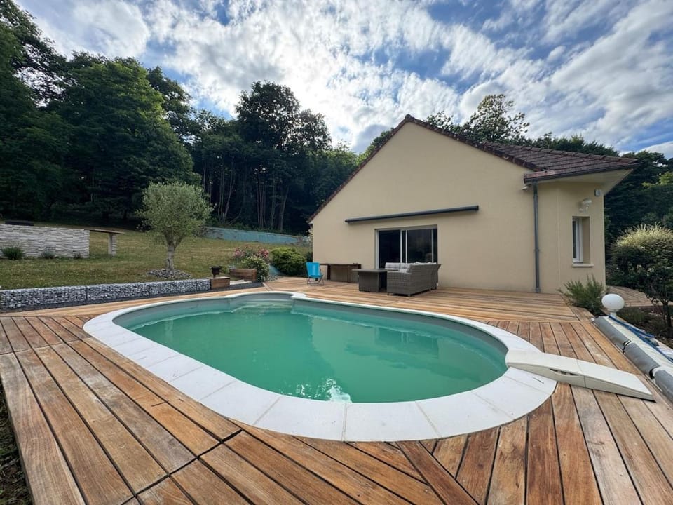 L'Orée du Bois - Piscine - 6pers - Garage House in Centre-Val de Loire