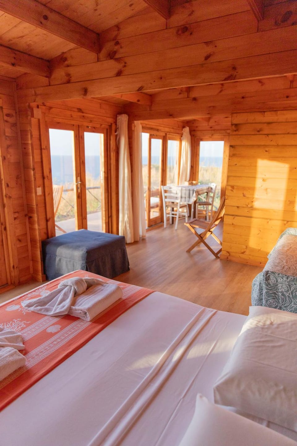 View (from property/room), Bedroom, Sunset