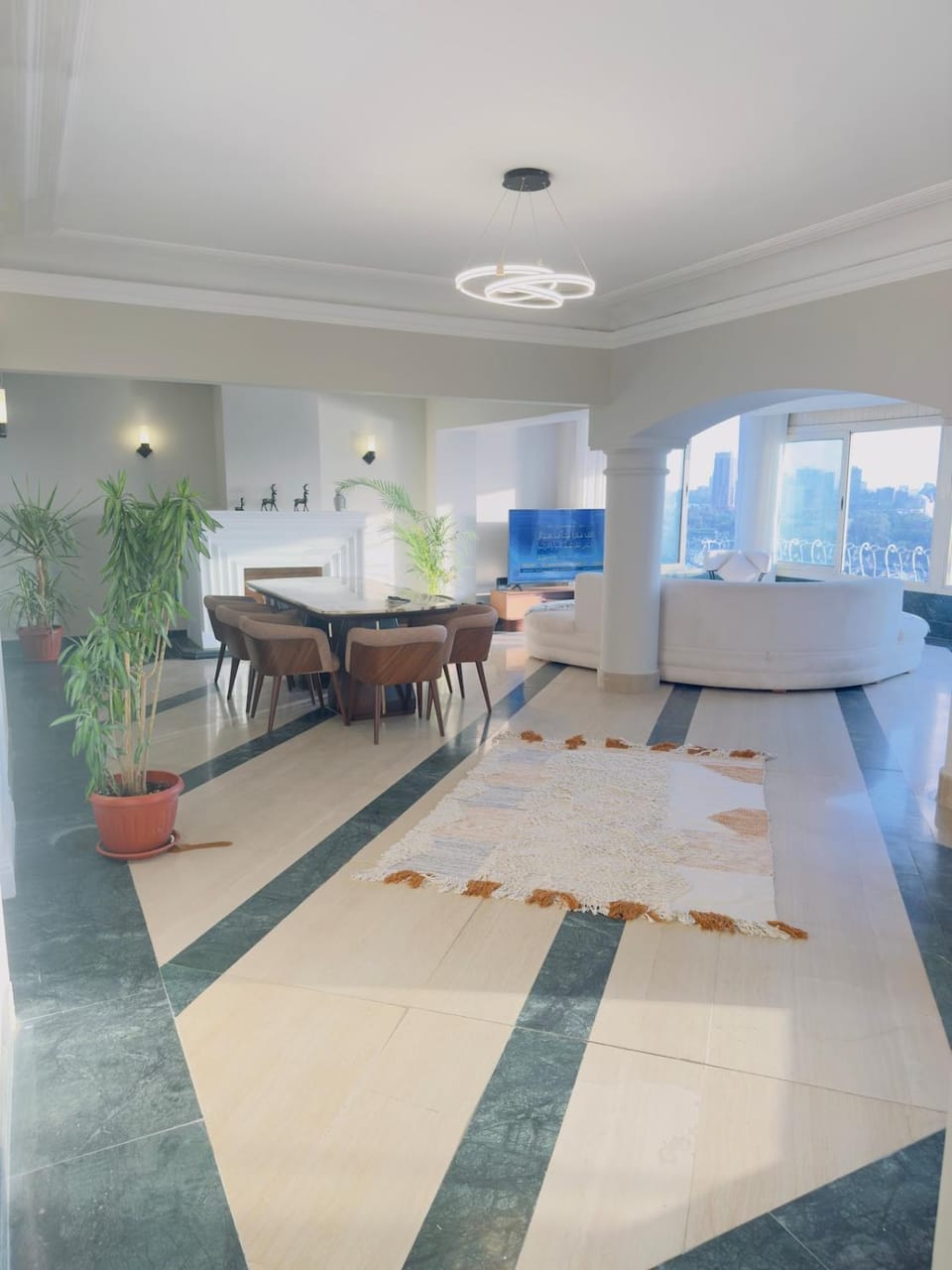 Rooftop Nile Duplex Panoramic View Apartment in Cairo
