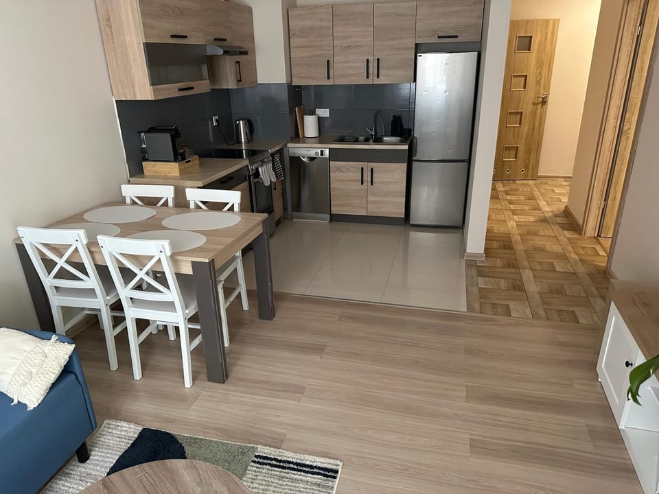 Kitchen or kitchenette, Dining area, dishwasher, oven, stove