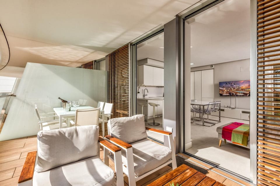 Front line beach apartment in The Edge with sea views Apartment in Costa del Sol