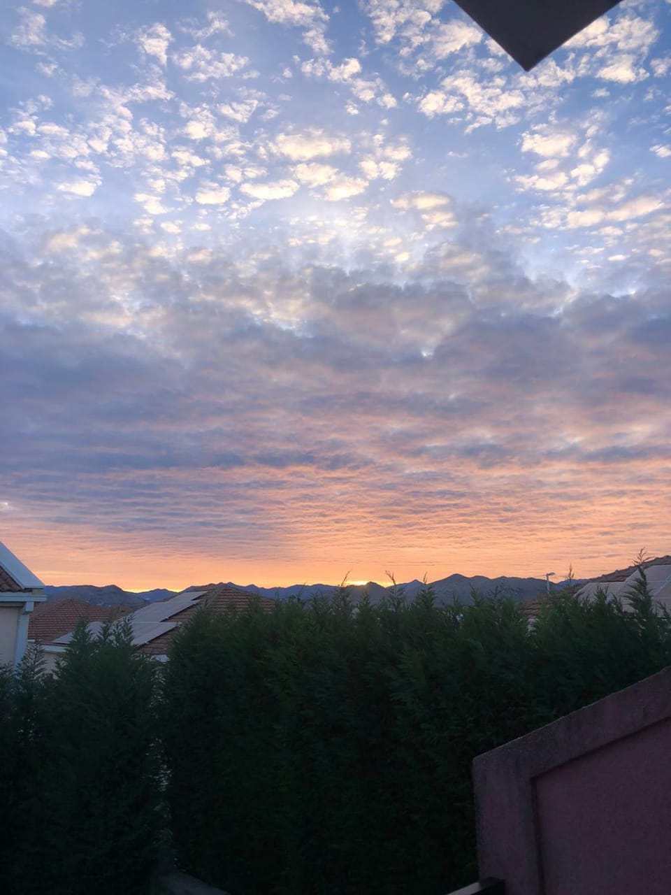 Natural landscape, Mountain view, Sunset