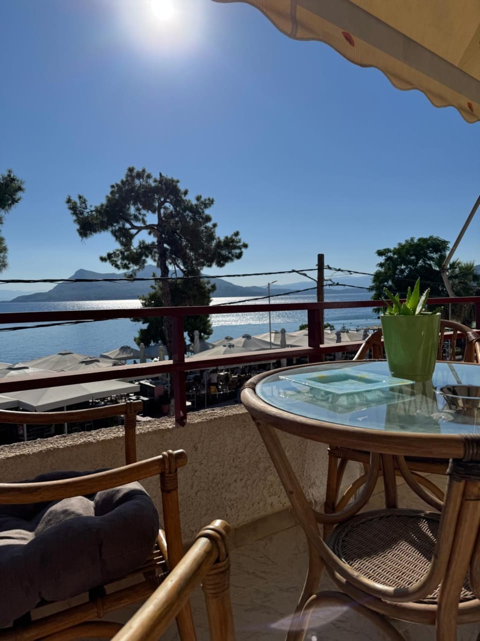 View (from property/room), Balcony/Terrace, Sea view