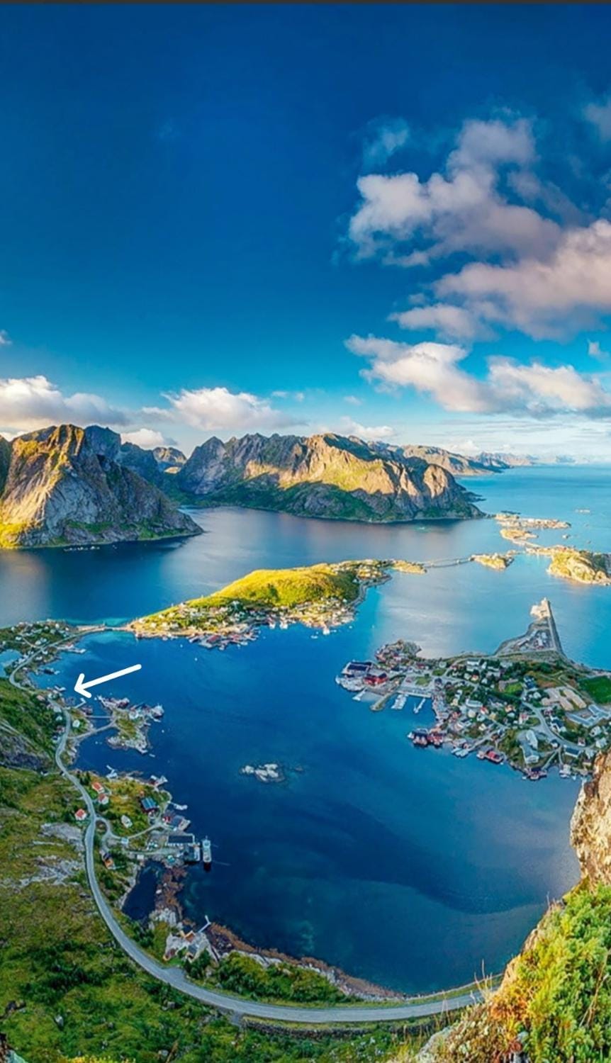 Nearby landmark, Natural landscape, Mountain view, Sea view