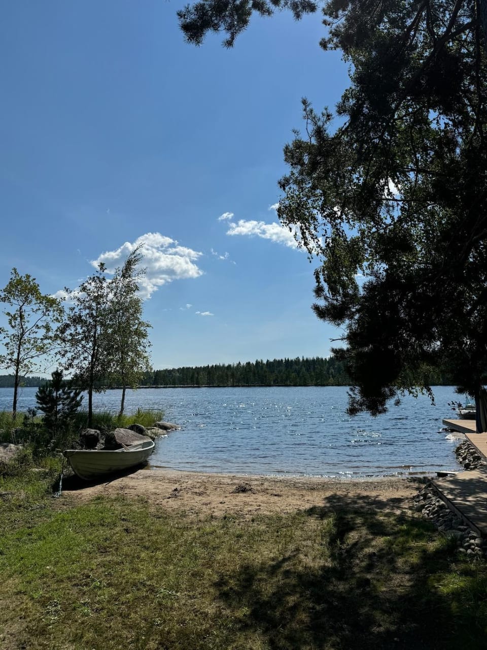 Beach, Lake view