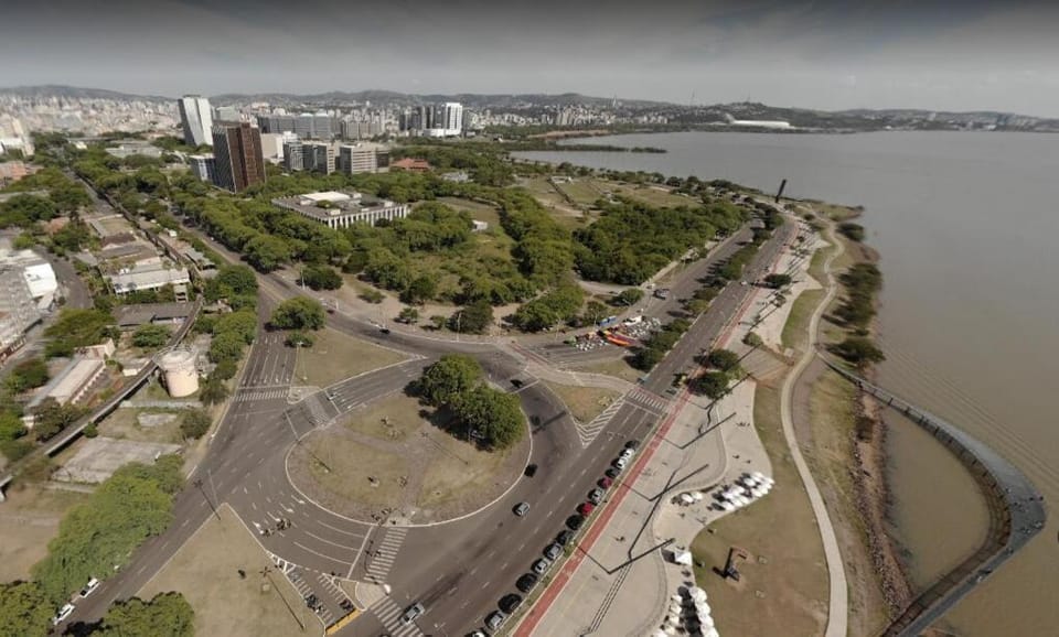 Studio Cinema Smart 75 pol mais Local e Vista espetacular Apartment in Porto Alegre
