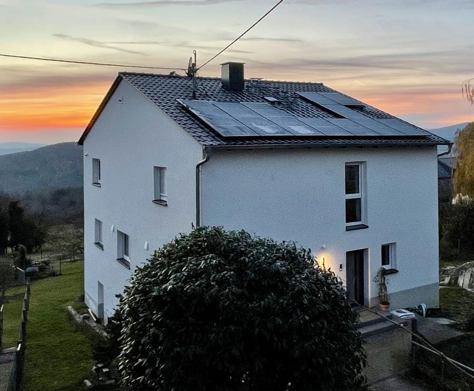 Property building, Sunset