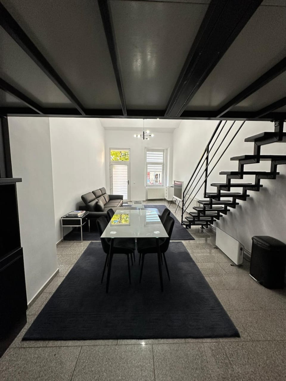 Living room, Seating area, Dining area