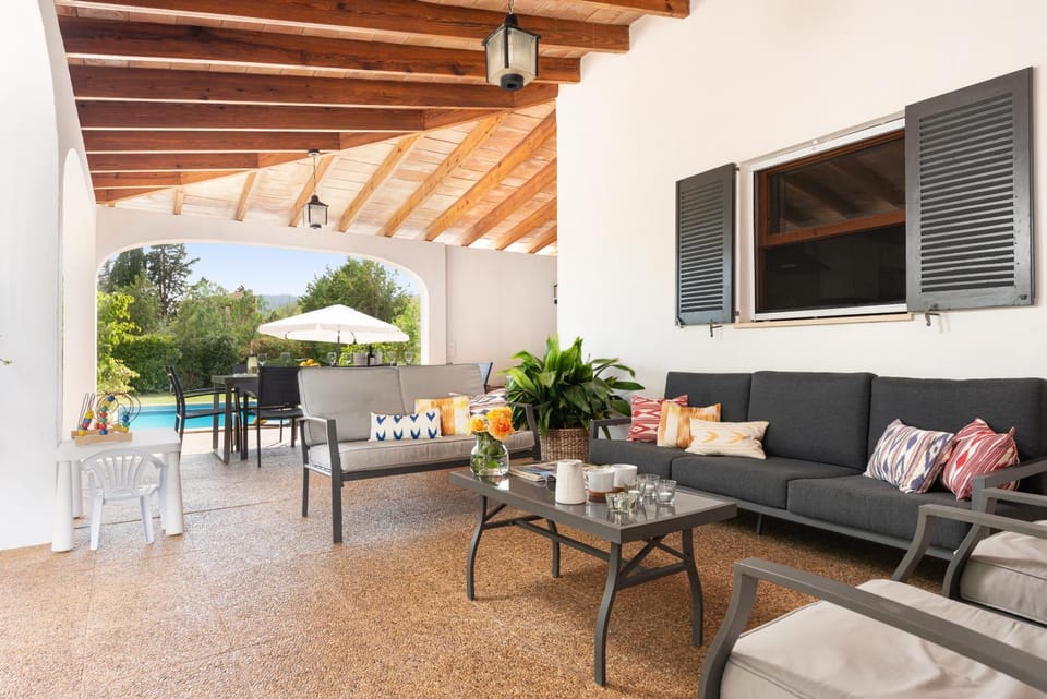 Garden, Balcony/Terrace, Seating area, sunbed