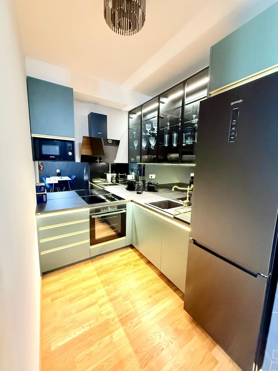 Kitchen or kitchenette, oven, stove, kitchen