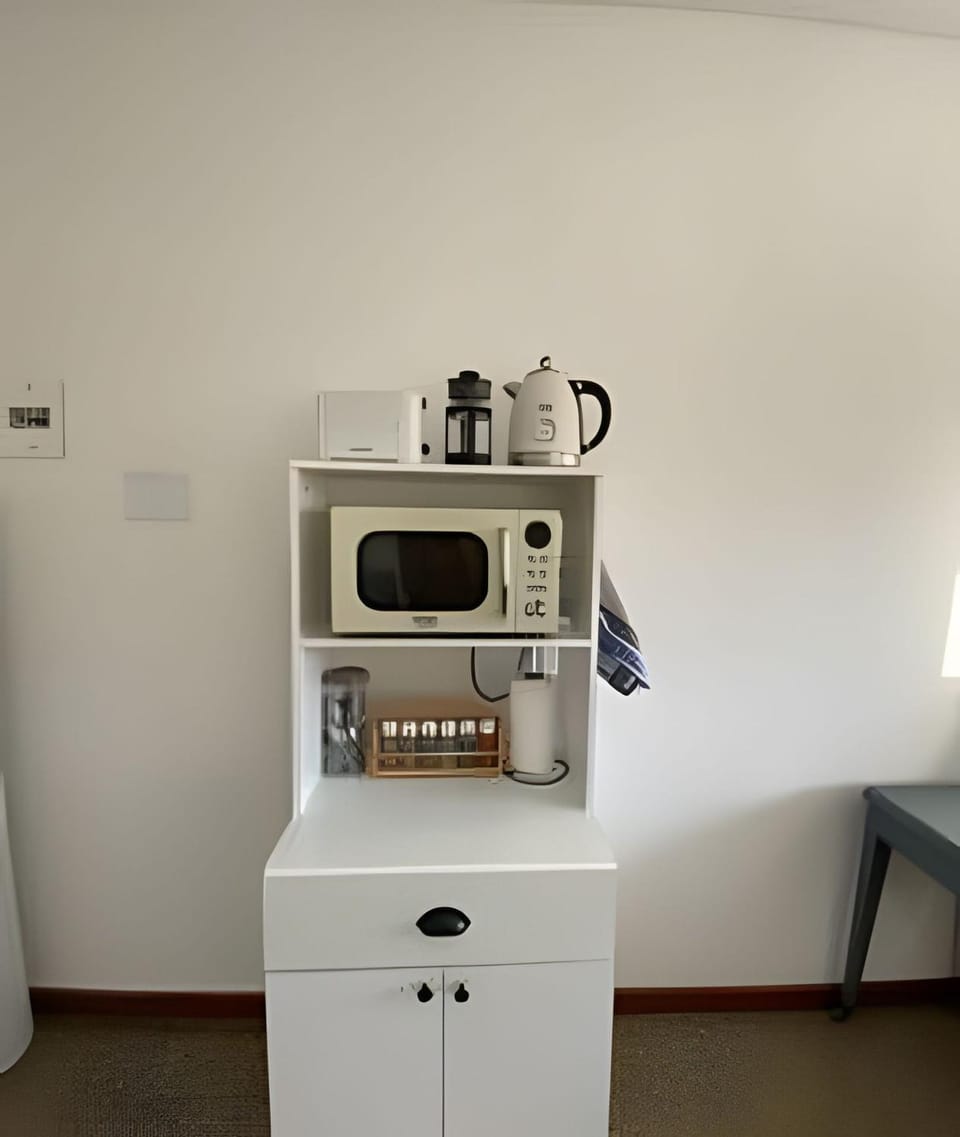 Kitchen or kitchenette, minibar, toaster