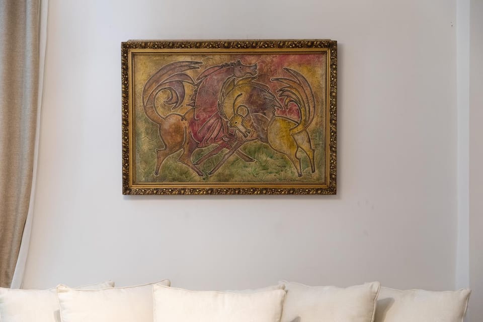 Decorative detail, Seating area